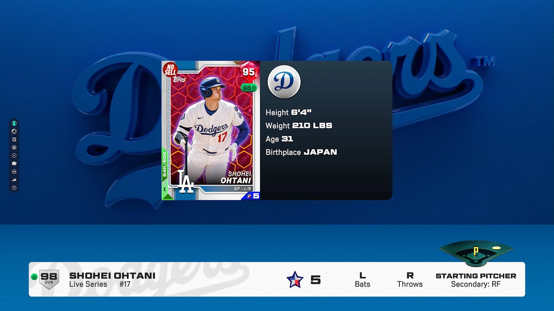 95 OVR Red Diamond Shohei Ohtani card pulled in MLB The Show 26 Diamond Dynasty